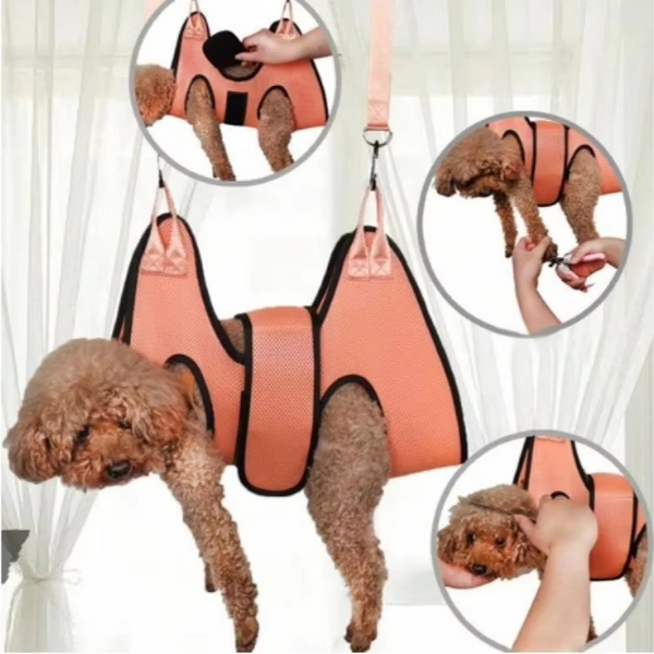Pet Grooming Hammock - Safe & Stress-Free Nail Trimming