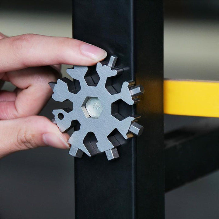 18-in-1 stainless steel snowflakes multi-tool - BestBck