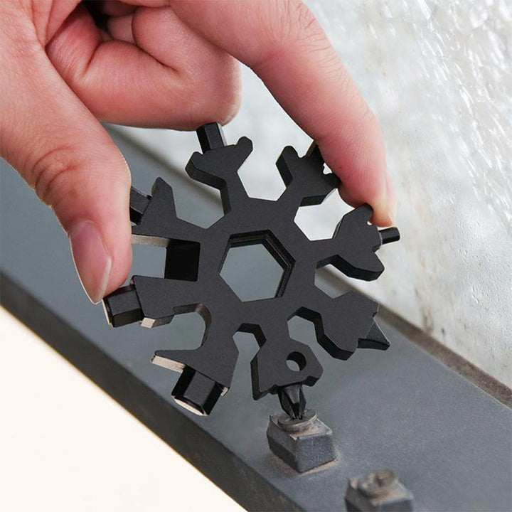 18-in-1 stainless steel snowflakes multi-tool - BestBck