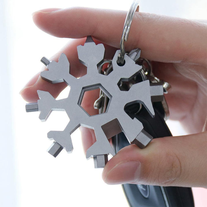 18-in-1 stainless steel snowflakes multi-tool - BestBck