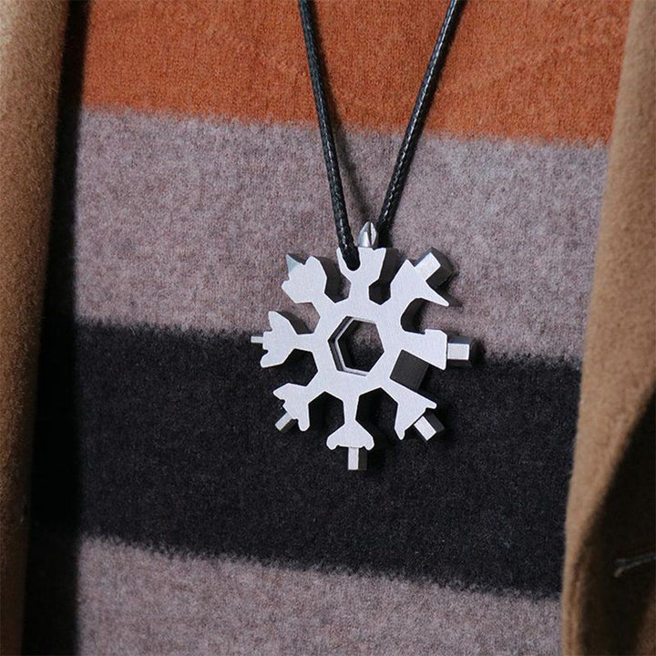 18-in-1 stainless steel snowflakes multi-tool - BestBck