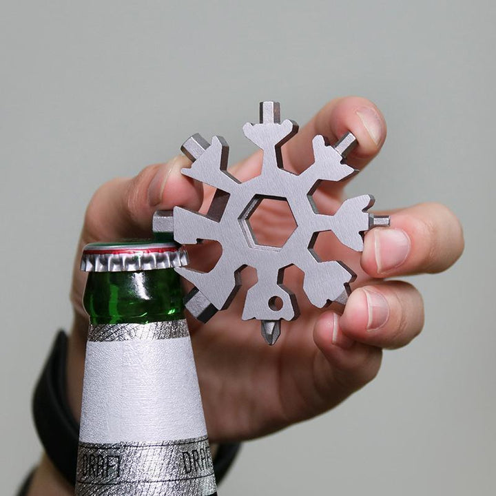 18-in-1 stainless steel snowflakes multi-tool - BestBck
