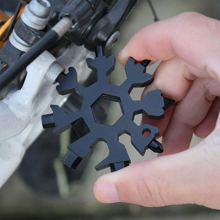 18-in-1 stainless steel snowflakes multi-tool - BestBck