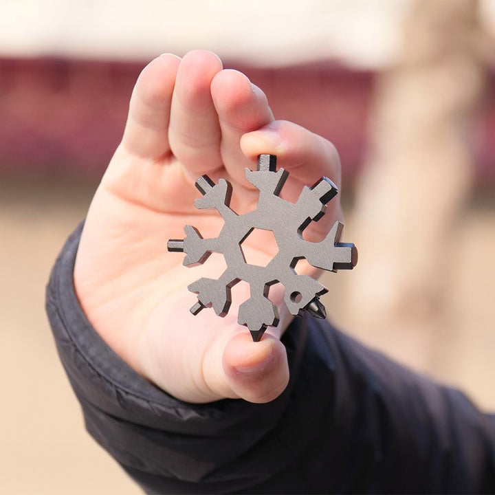 18-in-1 stainless steel snowflakes multi-tool - BestBck