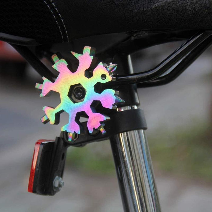 18-in-1 stainless steel snowflakes multi-tool - BestBck