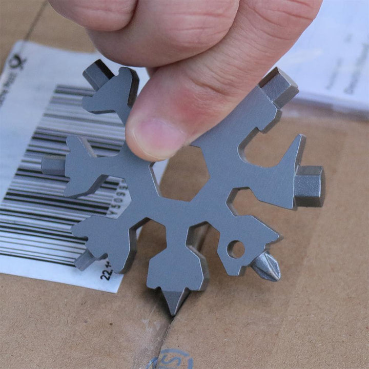 18-in-1 stainless steel snowflakes multi-tool - BestBck