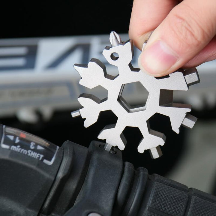 18-in-1 stainless steel snowflakes multi-tool - BestBck
