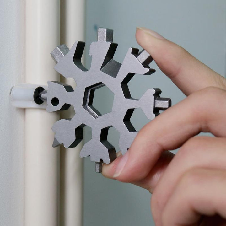 18-in-1 stainless steel snowflakes multi-tool - BestBck