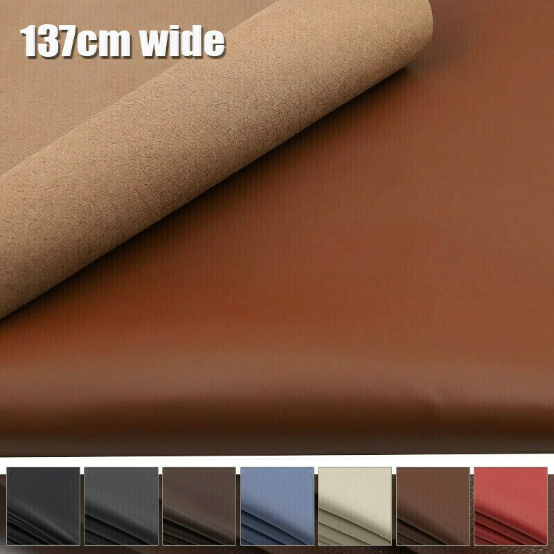 SofaRefinish Self-Adhesive Leather Refinisher Cuttable Sofa Repair (8X12  in, Dark Brown)